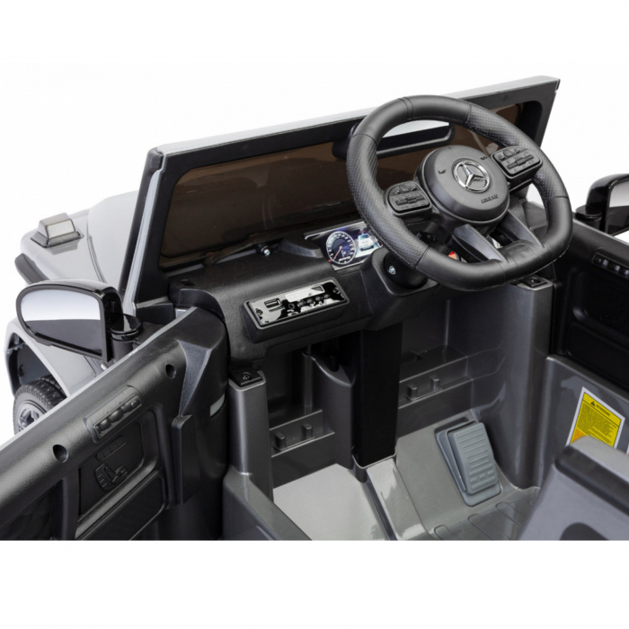 Masina electrica cu telecomanda 12 V Toyz Mercedes AMG G63 387239, Gri [13]