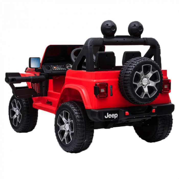 Masina electrica cu telecomanda Jeep Rubicon 4x4 Toyz JE1211, Rosu [2]
