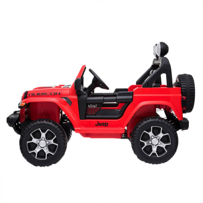 Masina electrica cu telecomanda Jeep Rubicon 4x4 Toyz JE1211, Rosu [4]