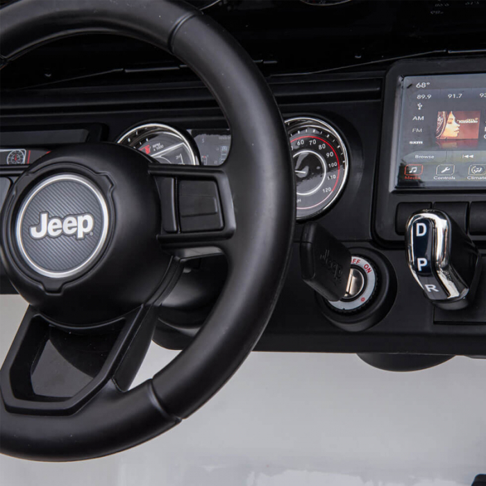 Masina electrica cu telecomanda Jeep Rubicon 4x4 Toyz JE1212, Alb [4]