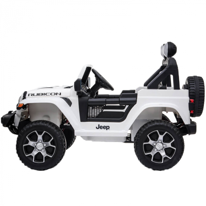 Masina electrica cu telecomanda Jeep Rubicon 4x4 Toyz JE1212, Alb [3]