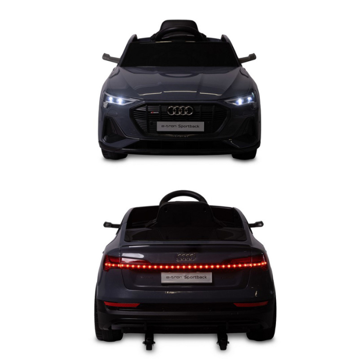Masina electrica cu telecomanda pentru copii, Audi E-tron Sportback Toyz, 320896, Gri [3]
