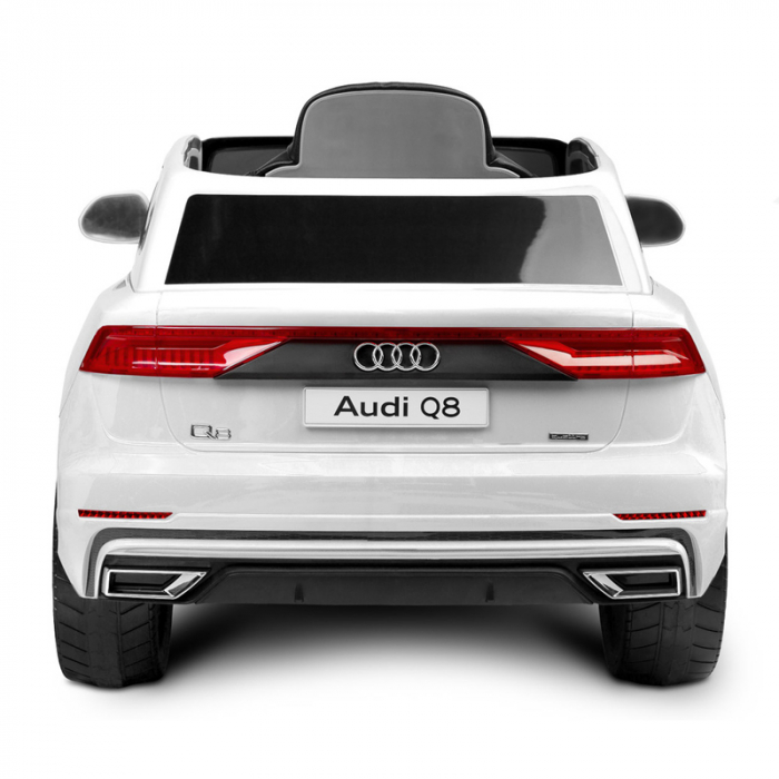 Masina electrica cu telecomanda pentru copii Audi RS Q8 7543, Alb [5]