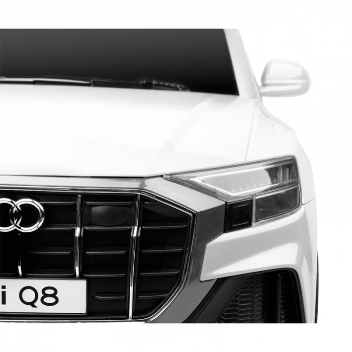 Masina electrica cu telecomanda pentru copii Audi RS Q8 7543, Alb [9]