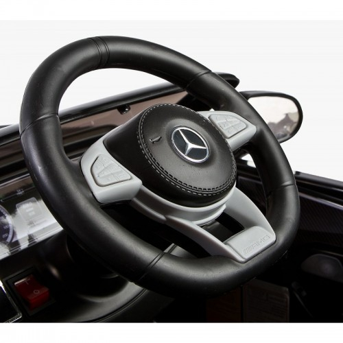 Masina electrica cu telecomanda pentru copii Toyz Mercedes Benz AMG 12 V S63N, Negru [4]