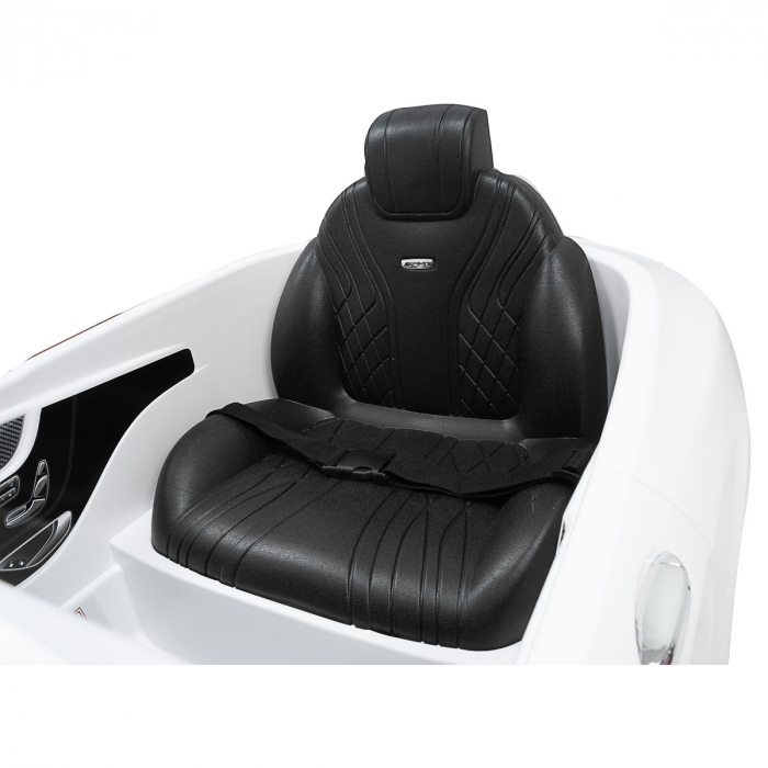 Masina electrica cu telecomanda pentru copii Toyz Mercedes Benz S63 AMG HL169, Alb [4]