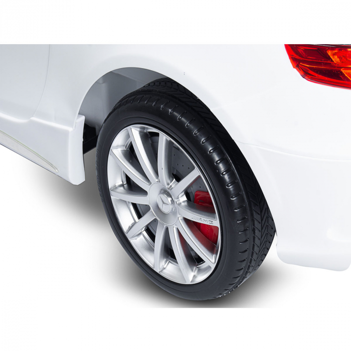 Masina electrica cu telecomanda pentru copii Toyz Mercedes Benz S63 AMG HL169, Alb [5]