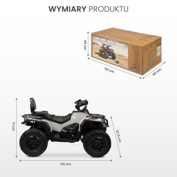 Masina electrica pentru copii, Outlander Toyz, 322173, Gri [11]