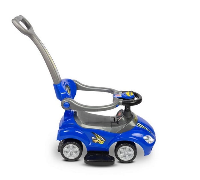 Masinuta 2 in 1 pentru baieti 84.7 x 43.5 x 84.4 cm Baby Mix FLB-301AL, Albastru [3]