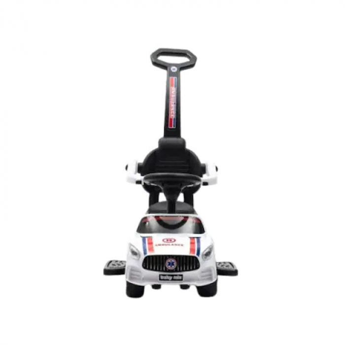 Masinuta 3 in 1 pentru copii Baby Mix Ambulanta 920798, Alb [3]