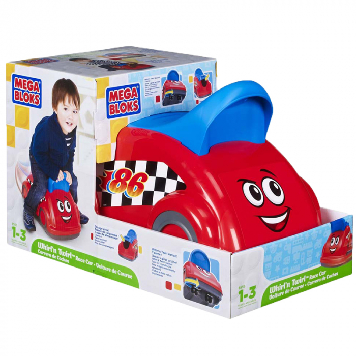 Masinuta actionata cu picioarele pentru copii Mega Bloks 8537RO, Rosu [3]