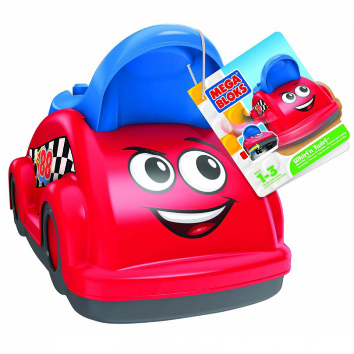 Masinuta actionata cu picioarele pentru copii Mega Bloks 8537RO, Rosu [5]
