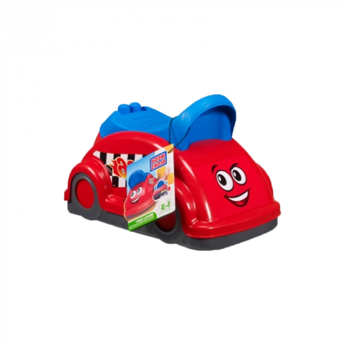 Masinuta actionata cu picioarele pentru copii Mega Bloks 8537RO, Rosu [4]