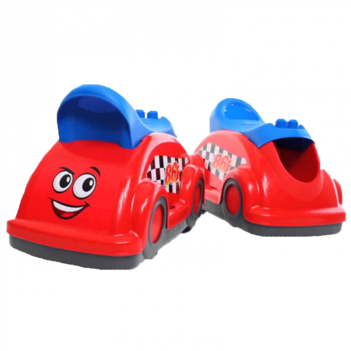 Masinuta actionata cu picioarele pentru copii Mega Bloks 8537RO, Rosu [10]
