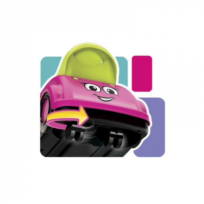 Masinuta actionata cu picioarele pentru copii Mega Bloks 8538RZ, Roz [9]