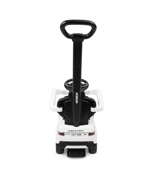 Masinuta copii, 3 in 1, cu maner de impins pentru parinti si bara de protectie, Land Rover Discovery Toyz, 321824, Alb [5]