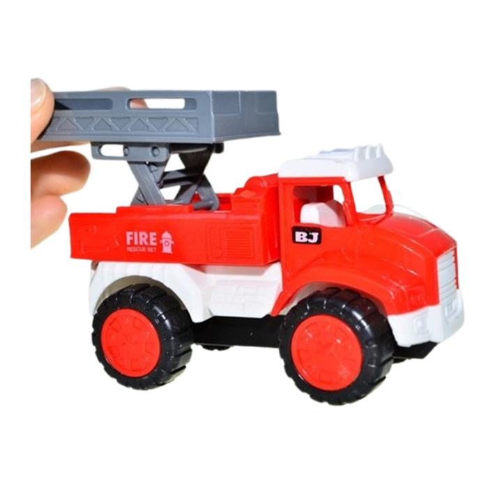 Masinuta de pompieri, pentru baieti, Mini Junior MP1811R2, Rosu [2]