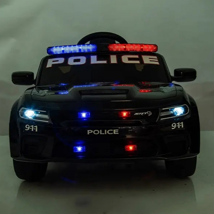 Masina de politie electrica cu telecomanda Toyz Dodge Carger DG1421, Negru [5]