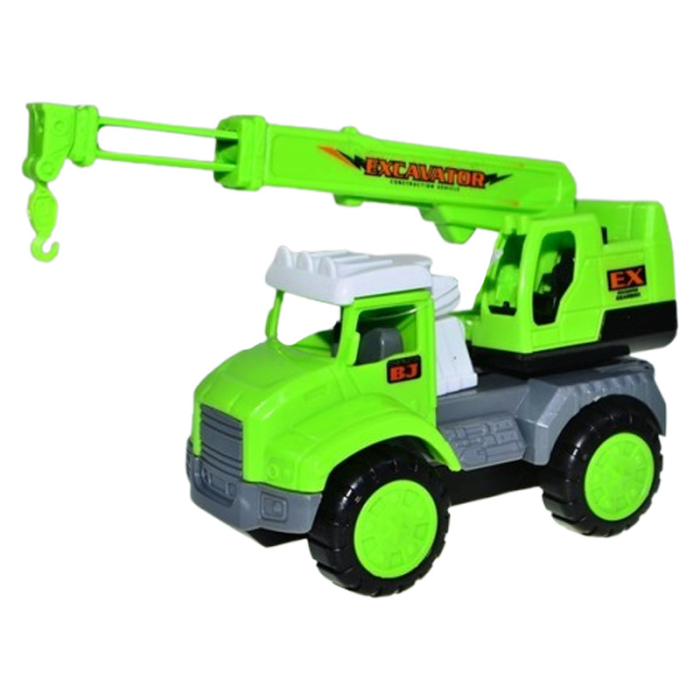 Masinuta excavator, pentru baieti, Mini Junior ME1811, Verde [3]