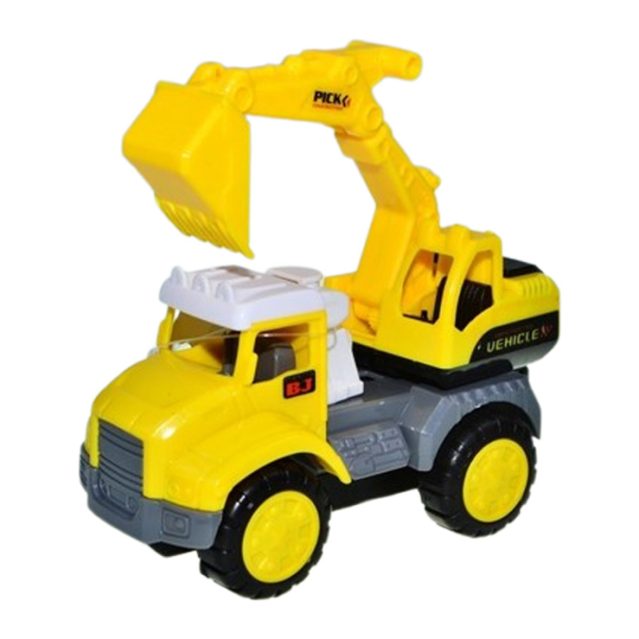 Masinuta excavator, pentru baieti, Mini Junior ME1911, Galben [1]