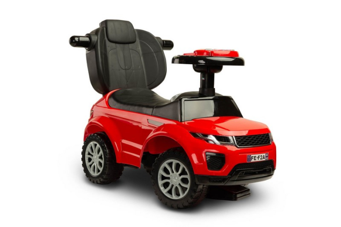 Masinuta copii, 3 in 1, cu maner de impins pentru parinti si bara de protectie, Sport Car Toyz, 390024, Rosu [7]