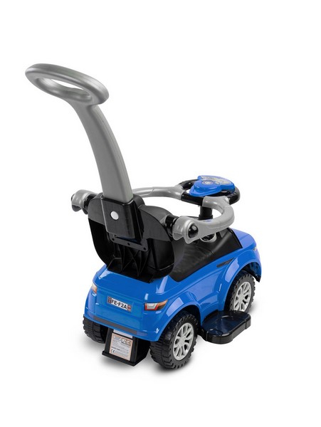 Masinuta copii, 3 in 1, cu maner de impins pentru parinti si bara de protectie, Sport Car Toyz, 390017, Albastru [8]