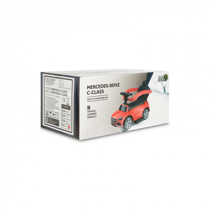 Masinuta pentru copii 3 in 1 Toyz Mercedes C-Class 370037, Rosu [8]