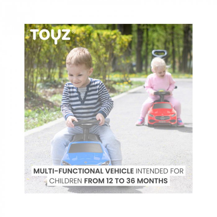 Masinuta pentru copii 3 in 1 Toyz Mercedes C-Class 370037, Rosu [9]
