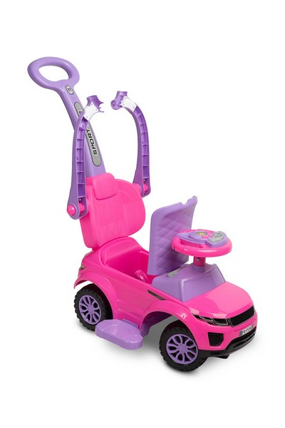 Masinuta pentru copii 3 in 1 Toyz Sport Car, 25781, Roz [4]