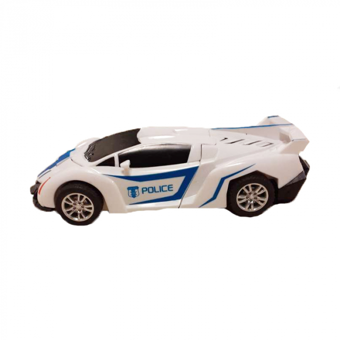 Masinuta politie tip robot Midex D33423-1, Alb [3]