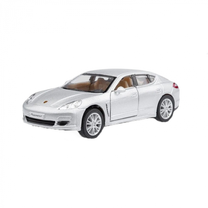 Masinuta Porsche Panamera S Mini Junior KT5347AR, Argintiu [1]