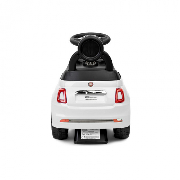 Masinuta Ride-on pentru copii, Toyz Fiat 500 White 388618, Alb [3]