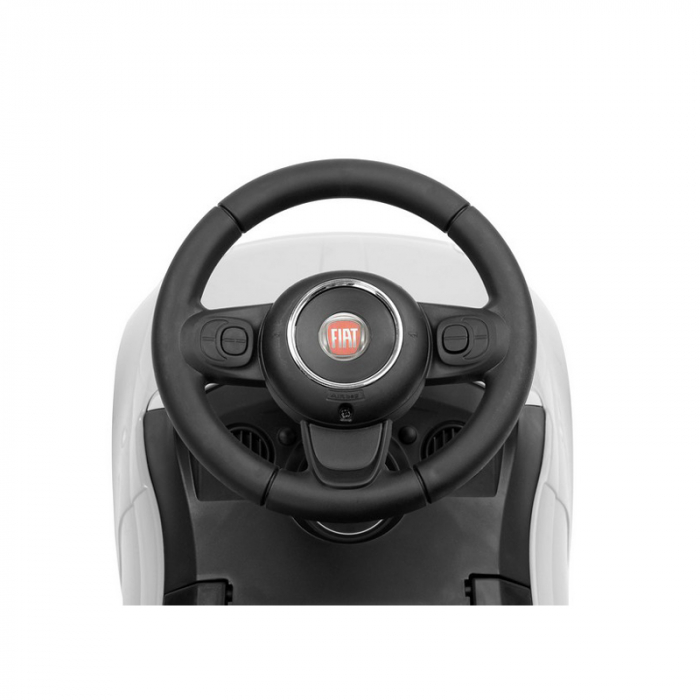 Masinuta Ride-on pentru copii, Toyz Fiat 500 White 388618, Alb [5]