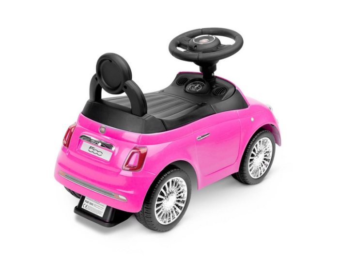 Masinuta Ride-on pentru copii, Fiat 500 Pink Toyz, 392431, Roz [3]