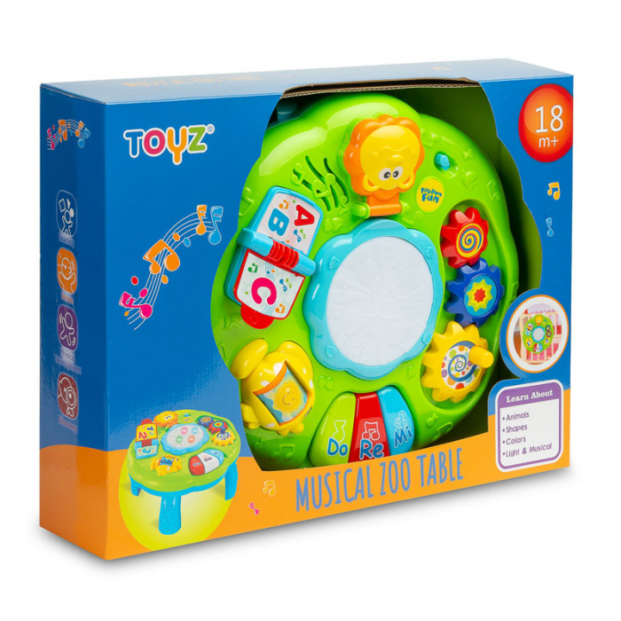 Masuta interactiva 2 in 1 pentru copii Toyz 393193, Multicolor [6]