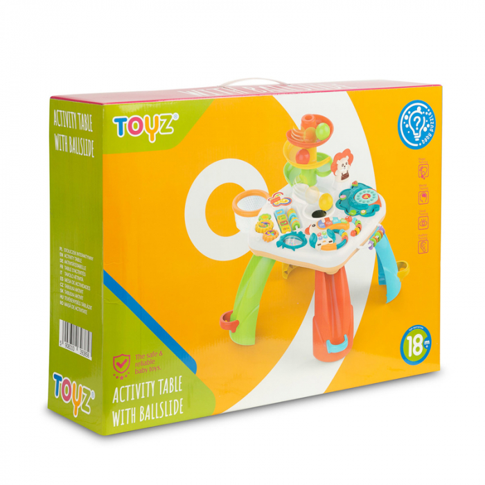 Masuta interactiva de activitati cu spirala Toyz 393858, Multicolor [7]