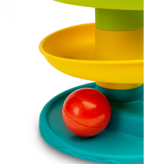 Jucarie interactiva tobogan cu bile colorate Toyz 393872, Multicolor [2]