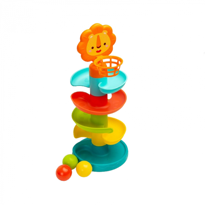 Jucarie interactiva tobogan cu bile colorate Toyz 393872, Multicolor [1]