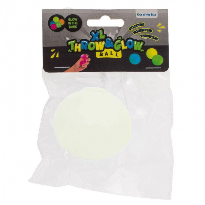 Minge antistres fosforescenta Throw&Glow Mini Junior 33502, Alb [2]