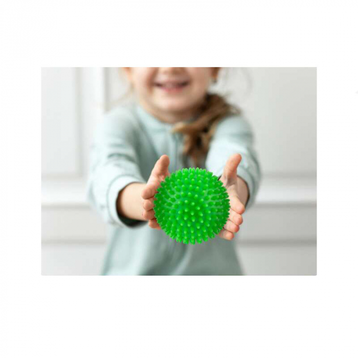 Minge senzoriala pentru masaj 9 cm 6 luni+ Tullo 440, Verde [4]
