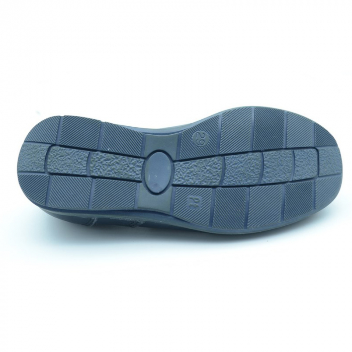 Mocasini din piele pentru baieti OZCAN OZCN11-30, Bleumarin [4]