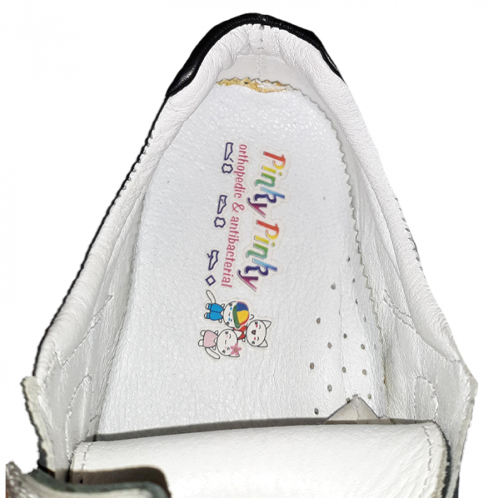 Mocasini ortopedici din piele pentru baieti PINKY PINKY PP33-23, Negru [3]