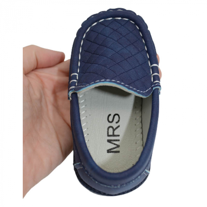 Mocasini pentru baieti MRS 88-2-B, Bleumarin [4]