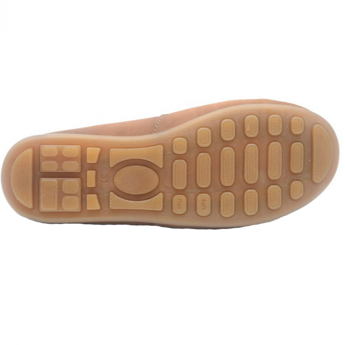 Mocasini ortopedici din piele pentru baieti Pine Kids PNK4-31, Maro [2]