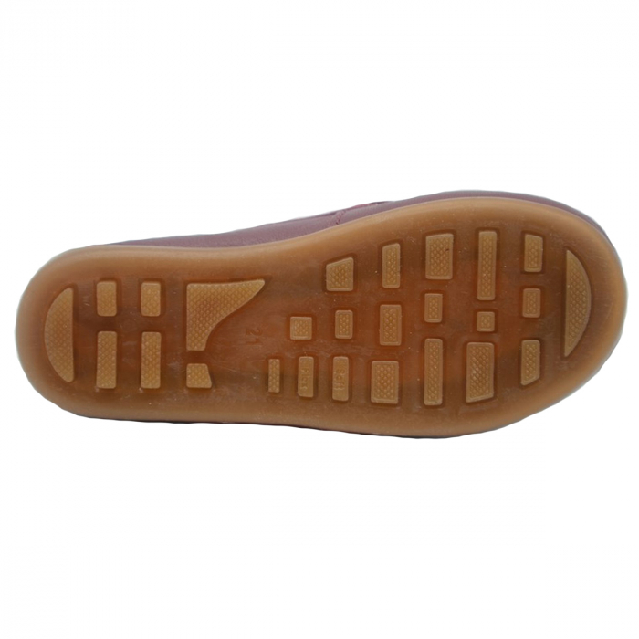 Mocasini ortopedici din piele pentru baieti Pine Kids PNK7-21, Visiniu [3]