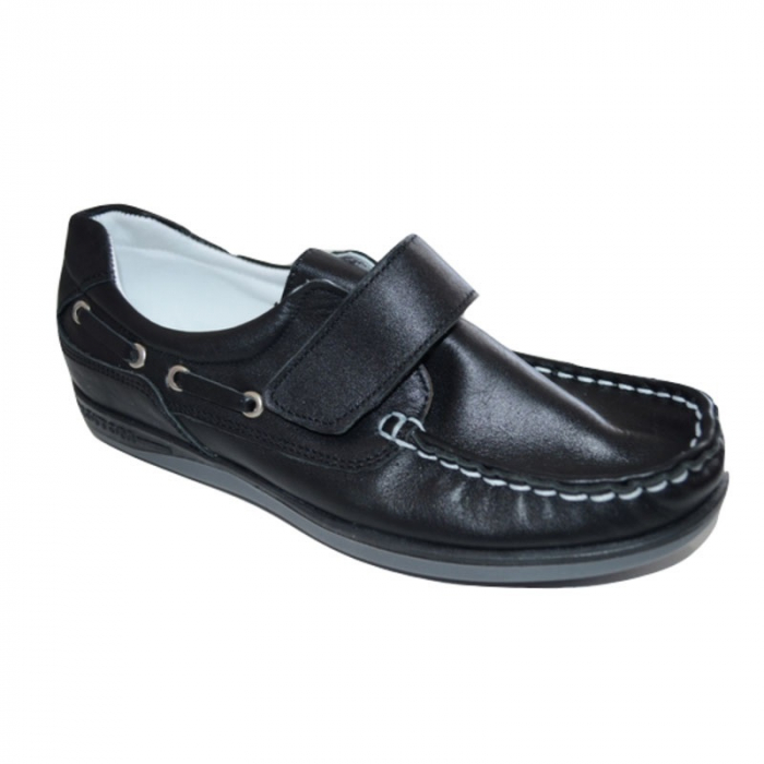 Mocasini ortopedici din piele pentru baieti Pinky Pinky PPKB4-32, Negru [3]