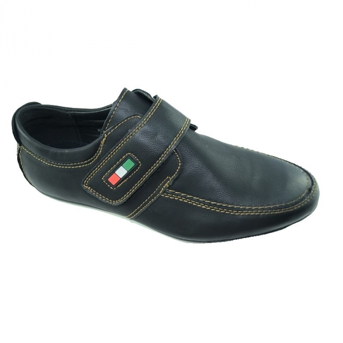 Mocasini ortopedici pentru baieti Kellaifeng KLF 1168-1, Negru [3]
