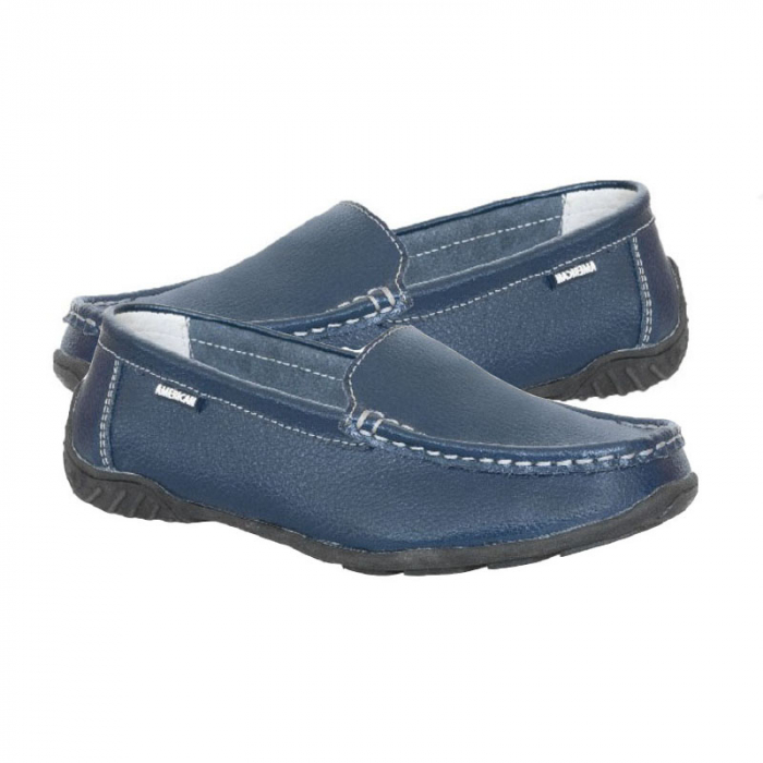Mocasini pentru barbati American Club 22/14-40-eu, Bleumarin [2]