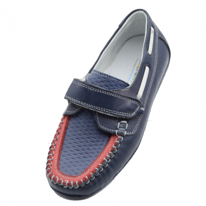 Mocasini piele baieti Black Tavern BLKT2-B-31, Bleumarin [2]