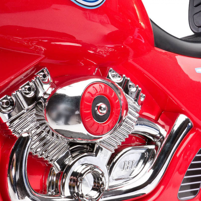 Motocicleta cu acumulator 6V Toyz Rebel CAR-RBL CCT1R, Rosu [3]